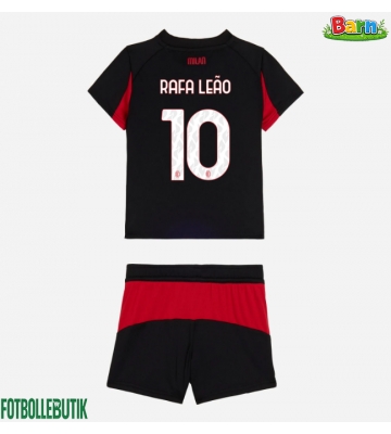 AC Milan Rafael Leao #10 Hemmaställ Barn 2025-26 Kortärmad (+ Korta byxor)